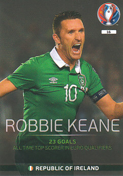 Robbie Keane Republic of Ireland Panini UEFA EURO 2016 #16